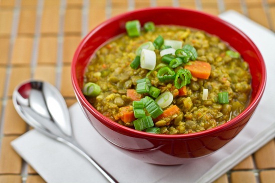 Oh She Glow's curried lentil soup Oh She Glow's curried lentil soup