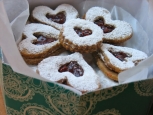 Urban Vegan's heart felt linzer cookies Urban Vegan's heart felt linzer cookies