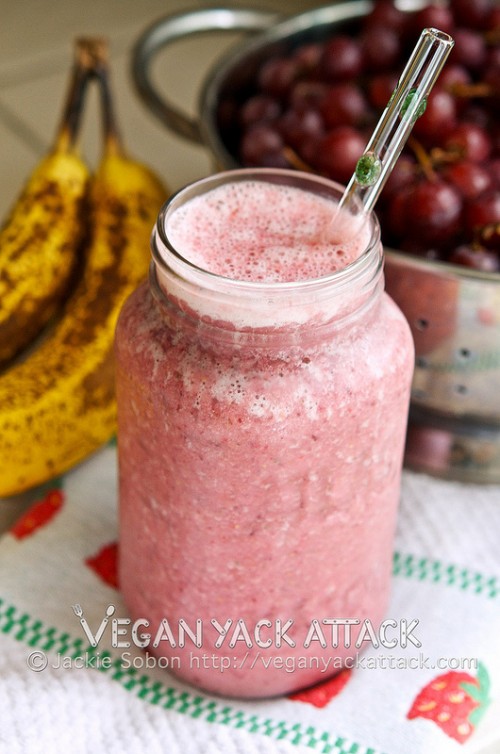 Sweet Vanilla Fruit Smoothie by Vegan Yack Attack