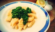 Vegan Gnocchi with Kale, Parsley and Walnut Pesto