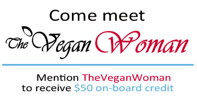 Come meet The Vegan Woman on the vegan cruise
