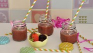 Vegan Strawverry Smoothie. Image: courtesy of Moran Raskin.